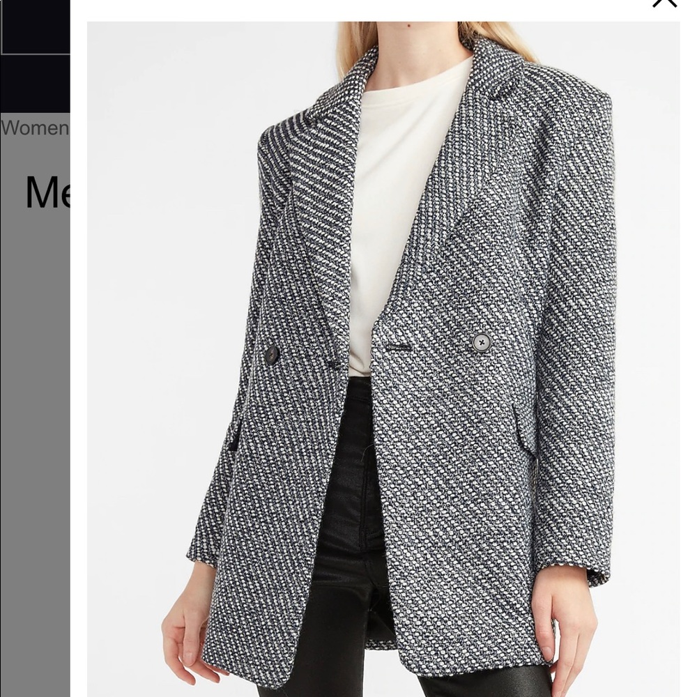 Metallic Blazer Coat XXS